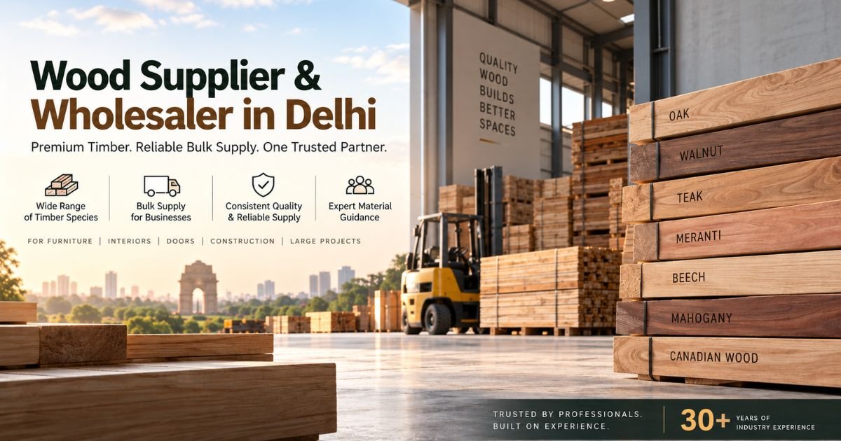 Wood Supplier & Wholesaler in Delhi