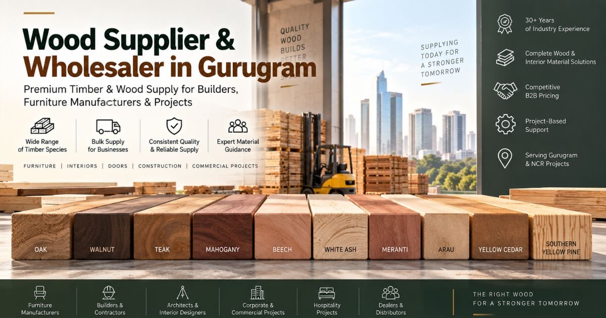 Wood Supplier and Wholesaler in Gurugram